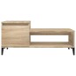 vidaXL Mesa de centro madera contrachapada roble Sonoma 100x50x45 cm vidaXL Mesa de centro madera contrachapada roble Sonoma 100x50x45 cm