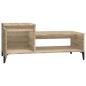 vidaXL Mesa de centro madera contrachapada roble Sonoma 100x50x45 cm vidaXL Mesa de centro madera contrachapada roble Sonoma 100x50x45 cm