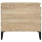vidaXL Mesa de centro madera contrachapada roble Sonoma 100x50x45 cm vidaXL Mesa de centro madera contrachapada roble Sonoma 100x50x45 cm