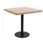 vidaXL Mesa de bistró MDF marrón claro 80x80 cm vidaXL Mesa de bistró MDF marrón claro 80x80 cm