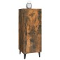 vidaXL Aparador madera contrachapada roble ahumado 34,5x34x90 cm