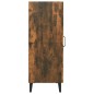 vidaXL Aparador madera contrachapada roble ahumado 34,5x34x90 cm