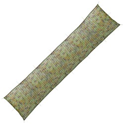 vidaXL Red de camuflaje con bolsa de almacenamiento verde 1,5x8 m