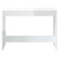vidaXL Juego de comedor 3 piezas madera contrachapada blanco brillante vidaXL Juego de comedor 3 piezas madera contrachapada blanco brillante