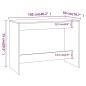 vidaXL Juego de comedor 3 piezas madera contrachapada blanco brillante vidaXL Juego de comedor 3 piezas madera contrachapada blanco brillante