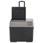 vidaXL Nevera con ruedas y asa polipropileno negro y gris 40 L vidaXL Nevera con ruedas y asa polipropileno negro y gris 40 L