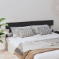 vidaXL Cabecero de cama madera maciza de pino negro 204x3x81 cm vidaXL Cabecero de cama madera maciza de pino negro 204x3x81 cm