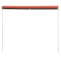 vidaXL Toldo retráctil naranja y marrón 250x150 cm vidaXL Toldo retráctil naranja y marrón 250x150 cm