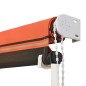 vidaXL Toldo retráctil naranja y marrón 250x150 cm vidaXL Toldo retráctil naranja y marrón 250x150 cm