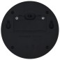 vidaXL Lámparas solares LED de pared exterior 12 uds redondas negro