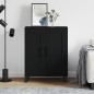 vidaXL Aparador de madera de ingeniería negro 69,5x34x90 cm vidaXL Aparador de madera de ingeniería negro 69,5x34x90 cm