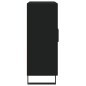 vidaXL Aparador de madera de ingeniería negro 69,5x34x90 cm vidaXL Aparador de madera de ingeniería negro 69,5x34x90 cm