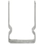 vidaXL Anclajes de valla 6 uds acero galvanizado plateado 9x6x15 cm vidaXL Anclajes de valla 6 uds acero galvanizado plateado 9x6x15 cm
