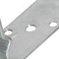 vidaXL Anclajes de valla 6 uds acero galvanizado plateado 9x6x15 cm vidaXL Anclajes de valla 6 uds acero galvanizado plateado 9x6x15 cm