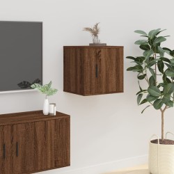 vidaXL Mueble para TV de pared roble marrón 40x34,5x40 cm