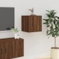 vidaXL Mueble para TV de pared roble marrón 40x34,5x40 cm