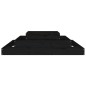 vidaXL Jardinera madera maciza de pino negro 110x110x27 cm vidaXL Jardinera madera maciza de pino negro 110x110x27 cm