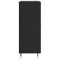 vidaXL Aparador de madera de ingeniería negro 69,5x34x90 cm vidaXL Aparador de madera de ingeniería negro 69,5x34x90 cm