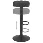 vidaXL Taburetes de cocina 2 unidades terciopelo negro vidaXL Taburetes de cocina 2 unidades terciopelo negro