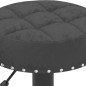 vidaXL Taburetes de cocina 2 unidades terciopelo negro vidaXL Taburetes de cocina 2 unidades terciopelo negro
