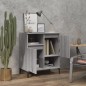 vidaXL Aparador de madera contrachapada gris Sonoma 60x35x70 cm vidaXL Aparador de madera contrachapada gris Sonoma 60x35x70 cm