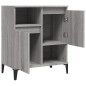 vidaXL Aparador de madera contrachapada gris Sonoma 60x35x70 cm vidaXL Aparador de madera contrachapada gris Sonoma 60x35x70 cm