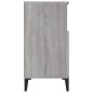 vidaXL Aparador de madera contrachapada gris Sonoma 60x35x70 cm vidaXL Aparador de madera contrachapada gris Sonoma 60x35x70 cm