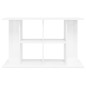 vidaXL Soporte de acuario madera ingeniería blanco brillo 100x40x60 cm vidaXL Soporte de acuario madera ingeniería blanco brillo 100x40x60 cm