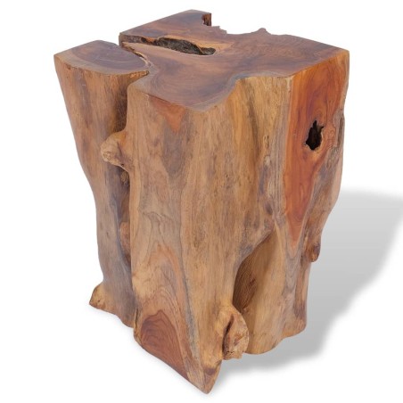 vidaXL Taburete de madera de teca maciza 