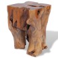 vidaXL Taburete de madera de teca maciza 