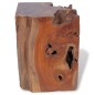 vidaXL Taburete de madera de teca maciza 