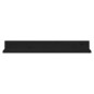 vidaXL Estantes de pared 2 uds madera maciza de pino negro 80x11x9 cm vidaXL Estantes de pared 2 uds madera maciza de pino negro 80x11x9 cm