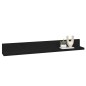 vidaXL Estantes de pared 2 uds madera maciza de pino negro 80x11x9 cm vidaXL Estantes de pared 2 uds madera maciza de pino negro 80x11x9 cm