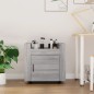 vidaXL Carrito de escritorio contrachapada gris Sonoma 60x45x60 cm vidaXL Carrito de escritorio contrachapada gris Sonoma 60x45x60 cm