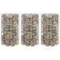 vidaXL Arriate gaviones circular 3 uds acero galvanizado Ø30x50 cm vidaXL Arriate gaviones circular 3 uds acero galvanizado Ø30x50 cm