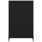vidaXL Aparador alto madera de ingeniería negro 69,5x31x115 cm vidaXL Aparador alto madera de ingeniería negro 69,5x31x115 cm