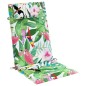 vidaXL Cojines de silla con respaldo alto 4 uds tela Oxford multicolor vidaXL Cojines de silla con respaldo alto 4 uds tela Oxford multicolor