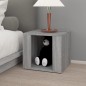 vidaXL Mesita de noche madera contrachapada gris Sonoma 41x40x36 cm vidaXL Mesita de noche madera contrachapada gris Sonoma 41x40x36 cm