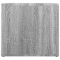 vidaXL Mesita de noche madera contrachapada gris Sonoma 41x40x36 cm vidaXL Mesita de noche madera contrachapada gris Sonoma 41x40x36 cm