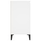 vidaXL Aparador de madera contrachapada blanco 104x35x70 cm vidaXL Aparador de madera contrachapada blanco 104x35x70 cm