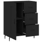 vidaXL Aparador de madera de ingeniería negro 69,5x34x90 cm vidaXL Aparador de madera de ingeniería negro 69,5x34x90 cm
