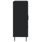 vidaXL Aparador de madera de ingeniería negro 69,5x34x90 cm vidaXL Aparador de madera de ingeniería negro 69,5x34x90 cm