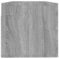 vidaXL Armario pared madera contrachapada gris Sonoma 100x36,5x35 cm