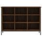 vidaXL Zapatero madera de ingeniería marrón roble 100x35x70 cm