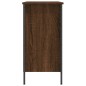 vidaXL Zapatero madera de ingeniería marrón roble 100x35x70 cm