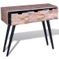 vidaXL Mesa consola con 3 cajones de madera de teca reciclada vidaXL Mesa consola con 3 cajones de madera de teca reciclada