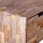 vidaXL Mesa consola con 3 cajones de madera de teca reciclada vidaXL Mesa consola con 3 cajones de madera de teca reciclada