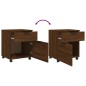 vidaXL Archivador ruedas madera contrachapada roble Sonoma 45x38x54 cm vidaXL Archivador ruedas madera contrachapada roble Sonoma 45x38x54 cm