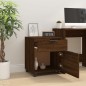 vidaXL Archivador ruedas madera contrachapada roble Sonoma 45x38x54 cm vidaXL Archivador ruedas madera contrachapada roble Sonoma 45x38x54 cm