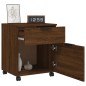 vidaXL Archivador ruedas madera contrachapada roble Sonoma 45x38x54 cm vidaXL Archivador ruedas madera contrachapada roble Sonoma 45x38x54 cm